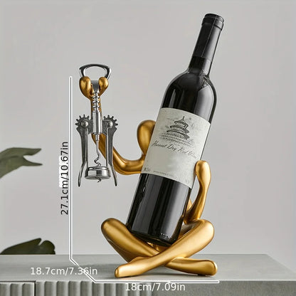 Creative Abstract Character Wine Rack