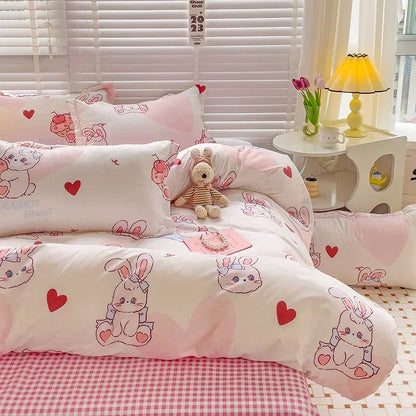 Cartoon Style Bed Sheet Set For Kids
