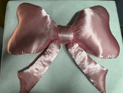 New Large Pink Satin Pillow
