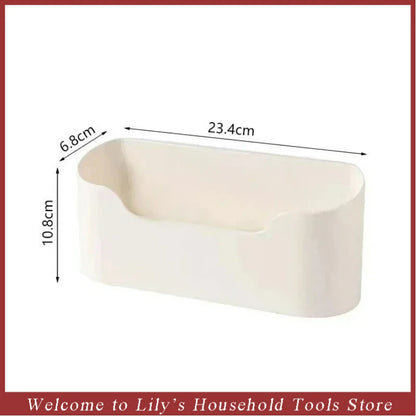 Wall-mounted Adhesive Storage Rack