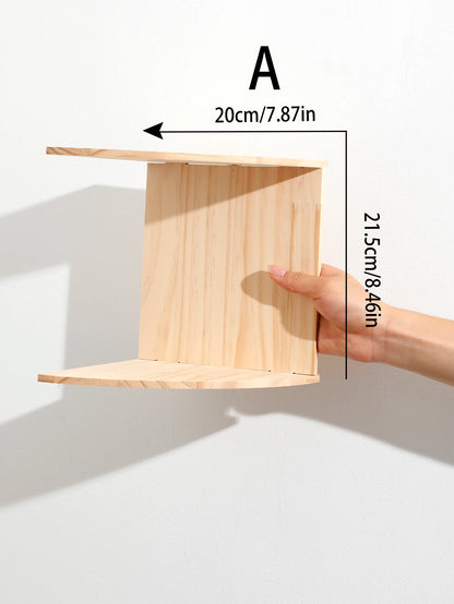5-Tier Shelf Corner Floating Shelves
