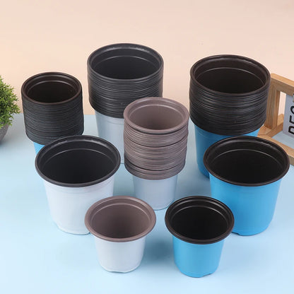 Two-color Thickened Plastic Seedling Pots