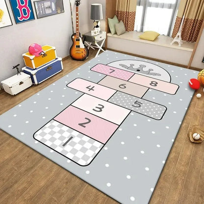 Cartoon Game Area Rug