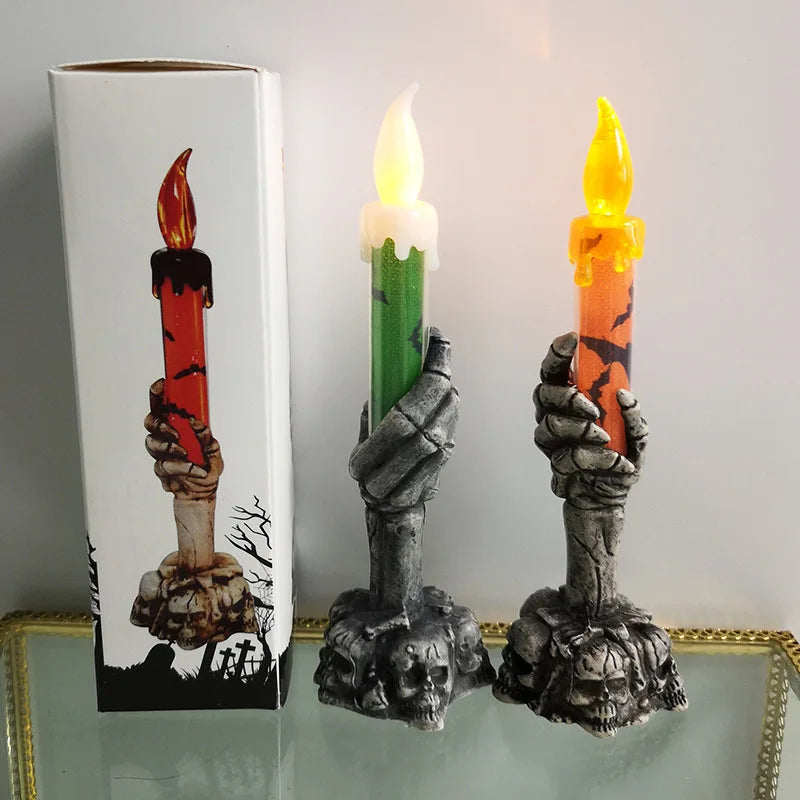 Halloween Skeletons Ghost Party Candles
