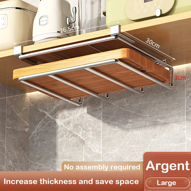 Kitchen Under Cabinet Basket Storage Shelf