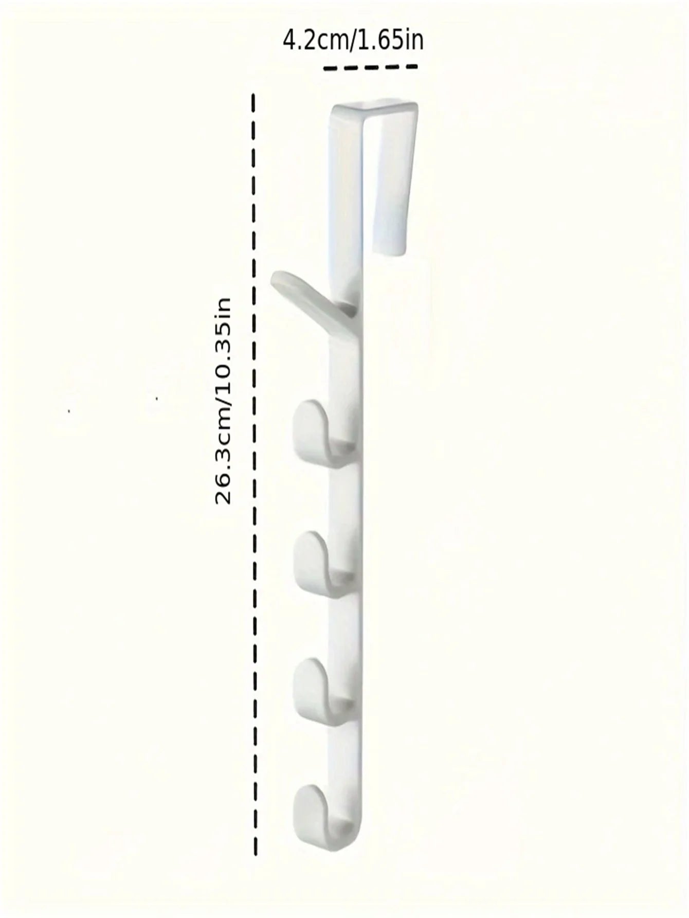 Over-The-Door Hanging Storage Racks with 4 Hooks