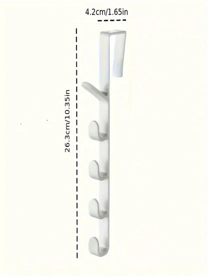 Over-The-Door Hanging Storage Racks with 4 Hooks