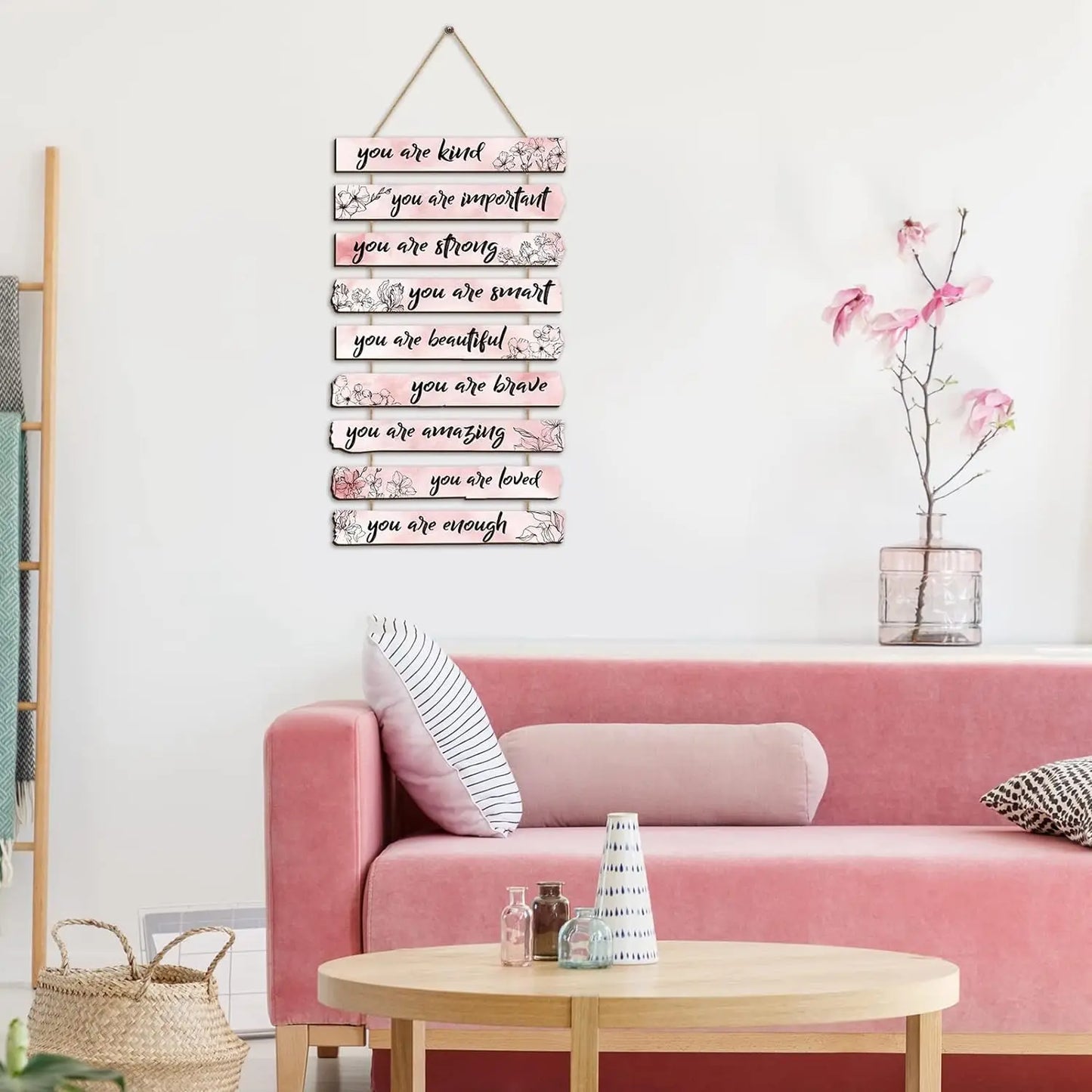 Inspirational Floral Wall Decor