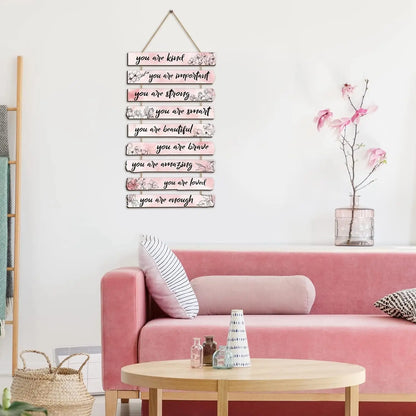 Inspirational Floral Wall Decor