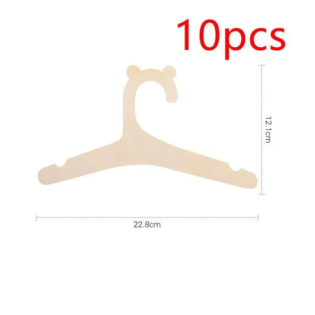 5/10/20/50pcs Baby Clothes Wooden Hangers for Tiny Dream Collection