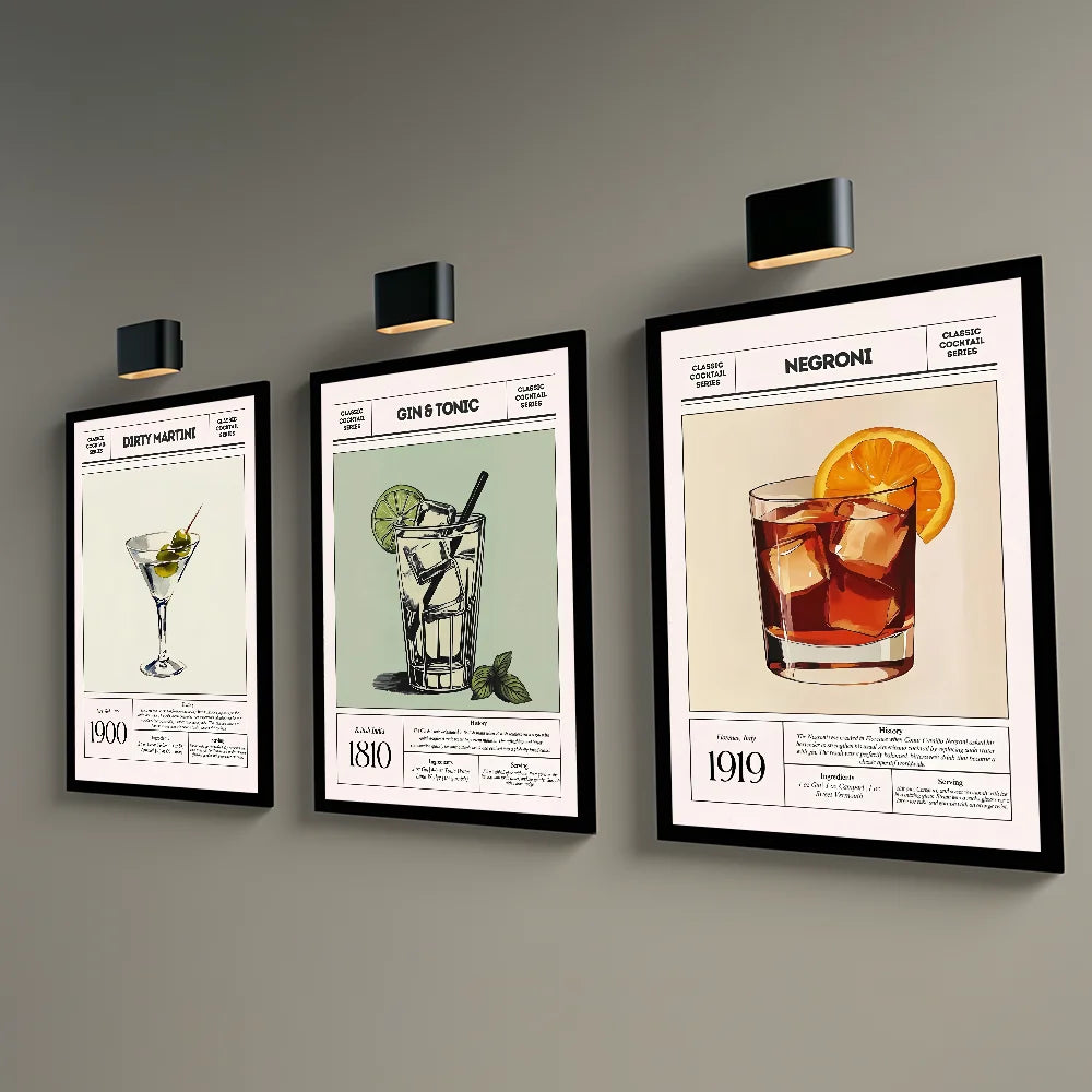 Cool Cocktail Wine Art
