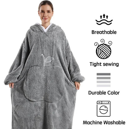 NEW Extra Long Wearable Blankets