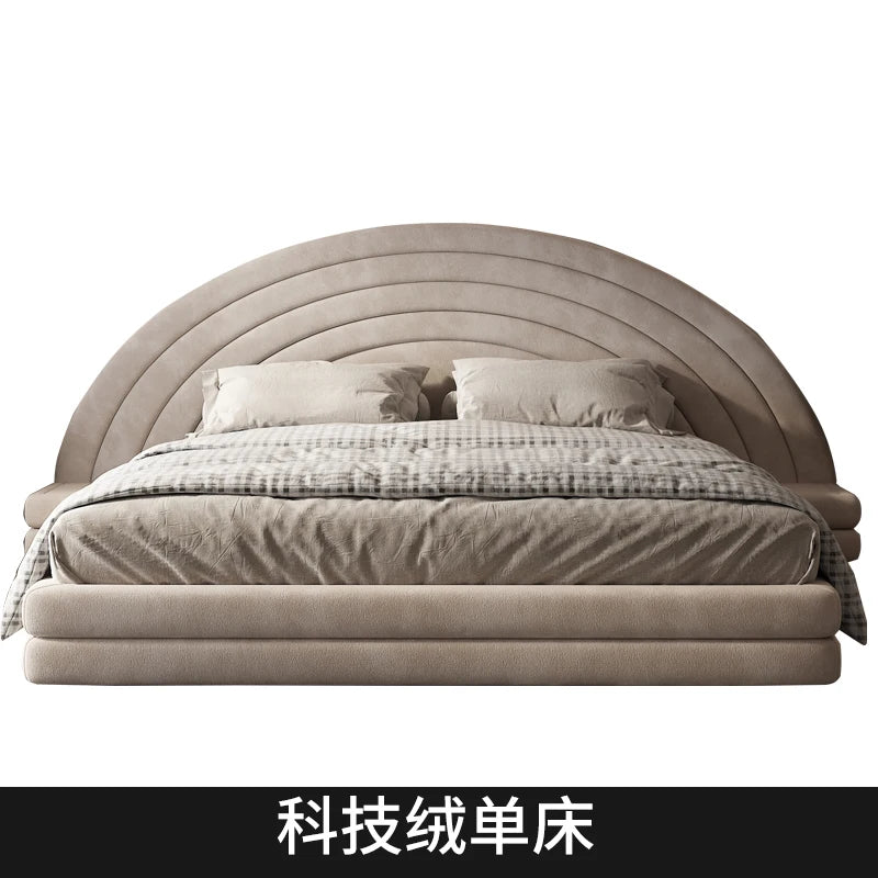Double Headboard Bed Luxury Nightstands Nordic Frame Design Bed Children Bedroom Multifunctional Camas Matrimonial Furnitures