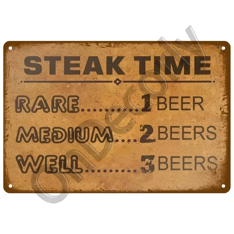 Retro Alcohol Brand Signs