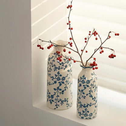 Blue and White Porcelain Vases