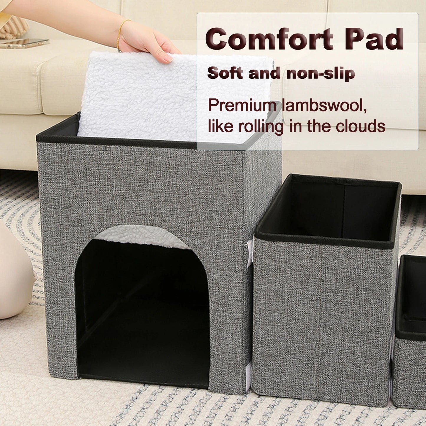 Pet Stairs Foldable Dog Steps