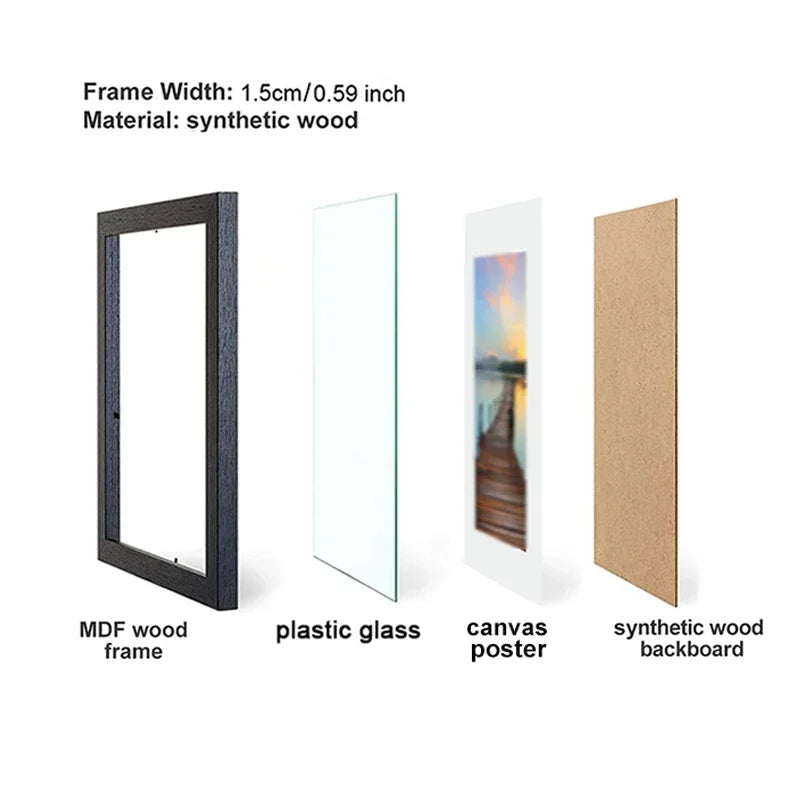 4 Colors Picture Frame