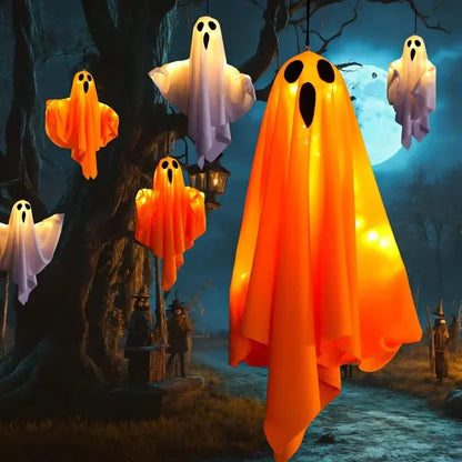 Hanging Glowing White Ghost LED