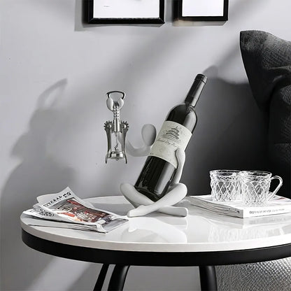 Creative Abstract Character Wine Rack