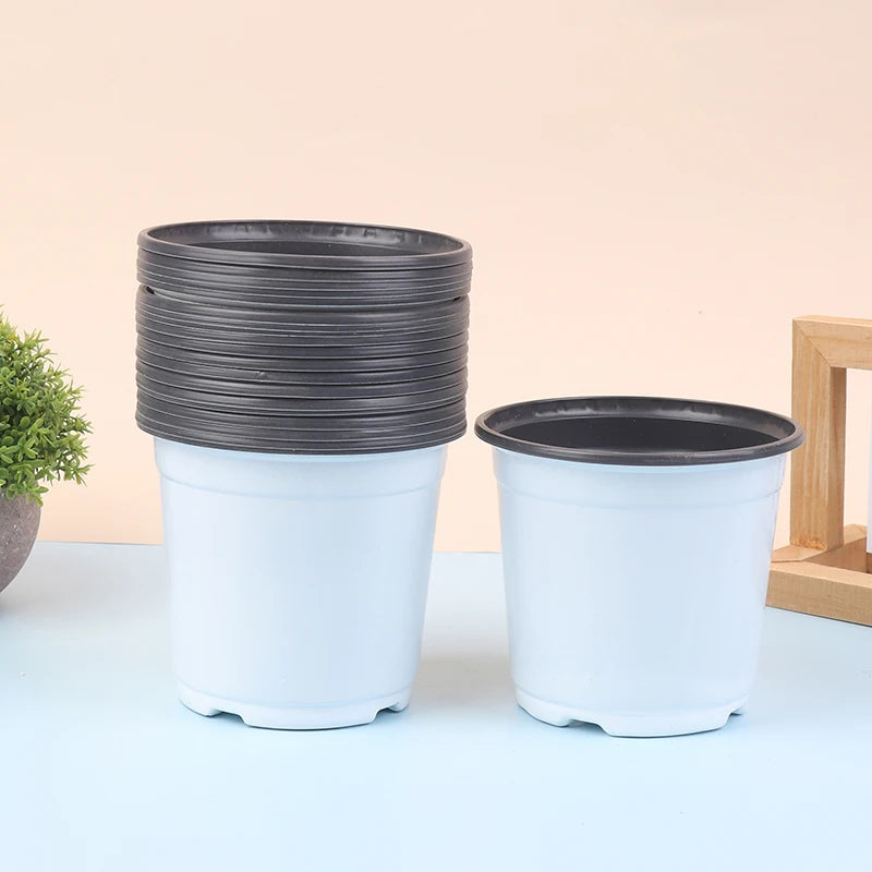 Two-color Thickened Plastic Seedling Pots