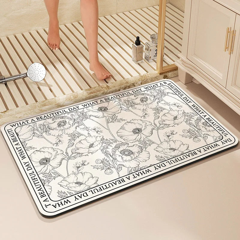Designed Bathroom  Bath Mat