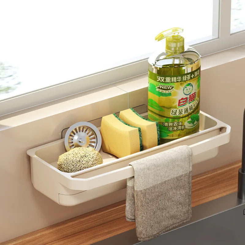 Kitchen Sink Organizer Drain Rack