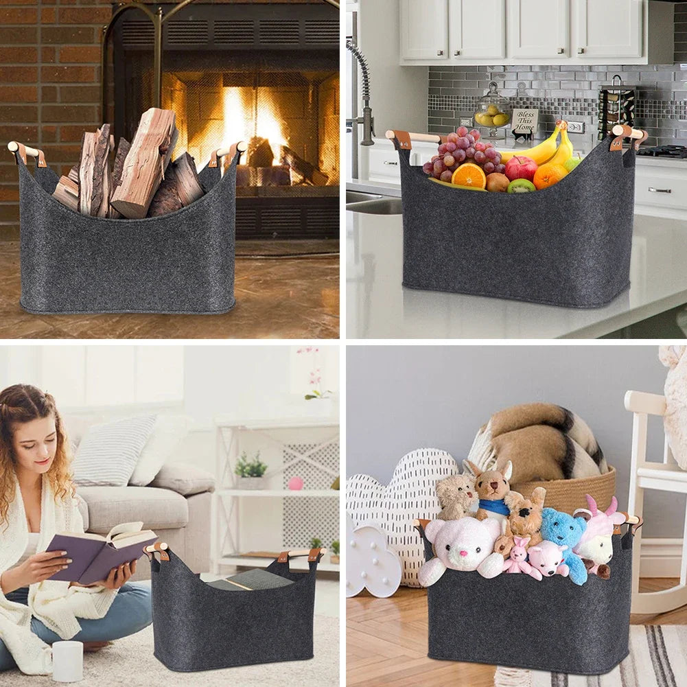 Large Felt Basket