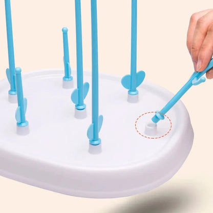 Tree-shaped Baby Bottle Drying Rack in Tiny Dream Collection