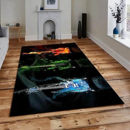 Whimsical Guitar Rugs
