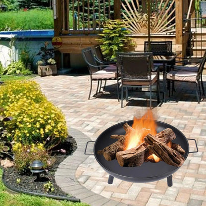 Outdoor Cast Iron Wood Burning Firepit
