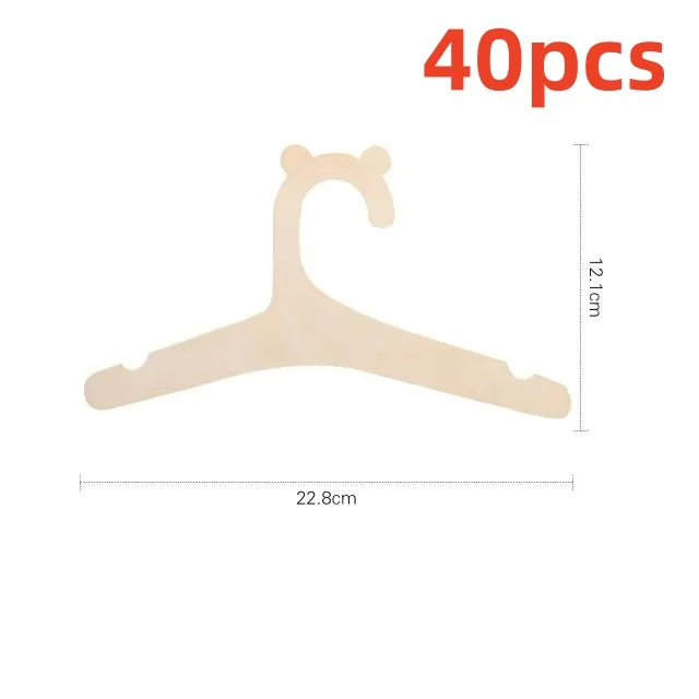 5/10/20/50pcs Baby Clothes Wooden Hangers for Tiny Dream Collection
