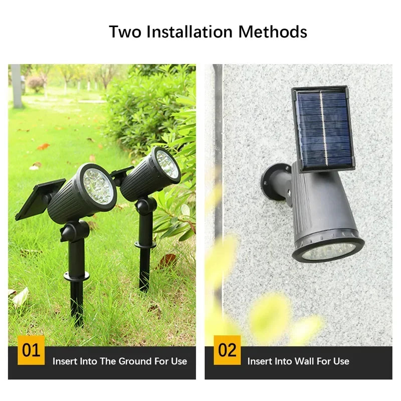 Outdoor LED Solar SpotLight