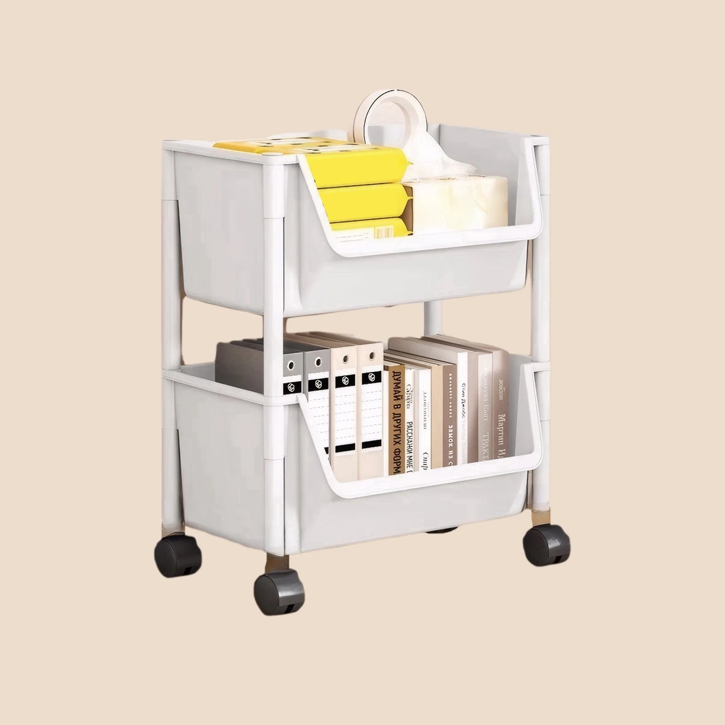8 Different Type Shelving with Wheels