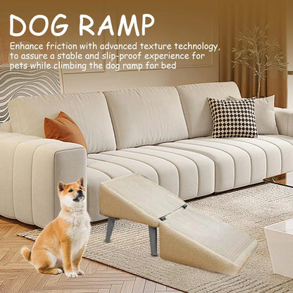 Foldable Dog Ramp for Bed
