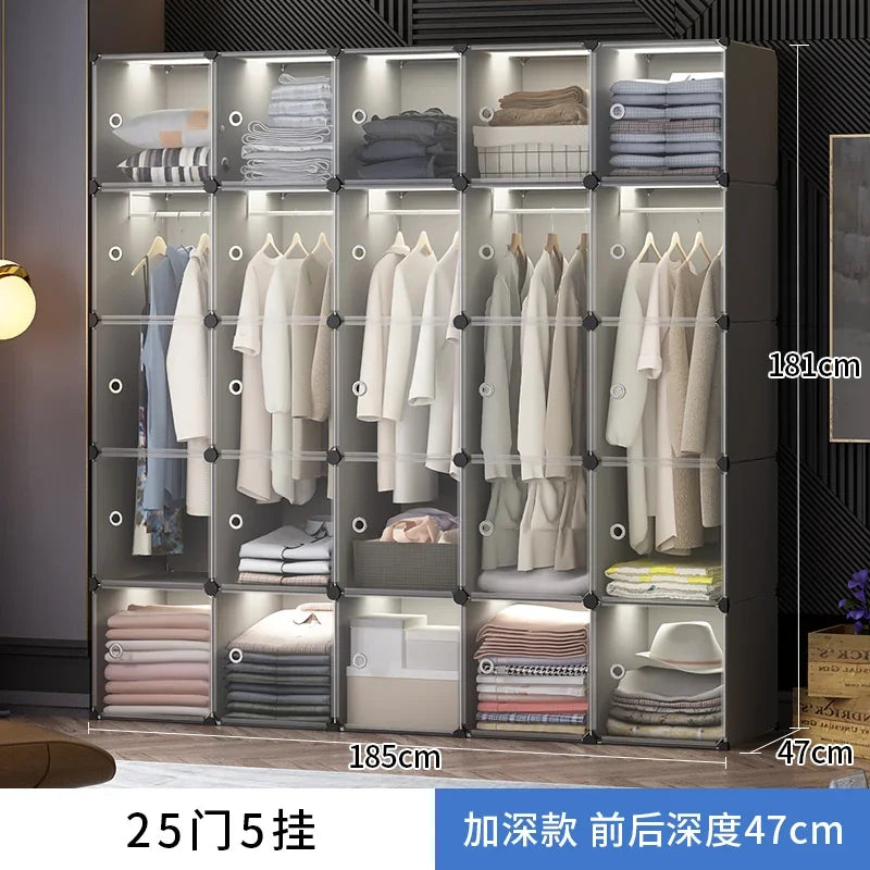 Space Saving Modular Closet Small Shelves