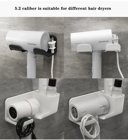 Hair Dryer Storage Rack,