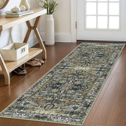 Vintage Persian Runner Rug,