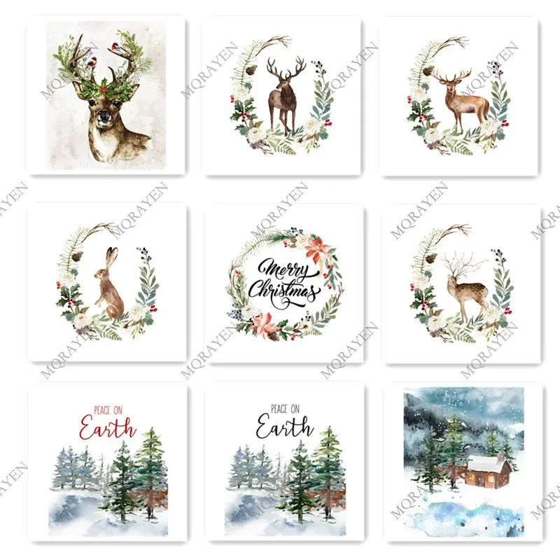 Holiday Decor Christmas Theme Prints