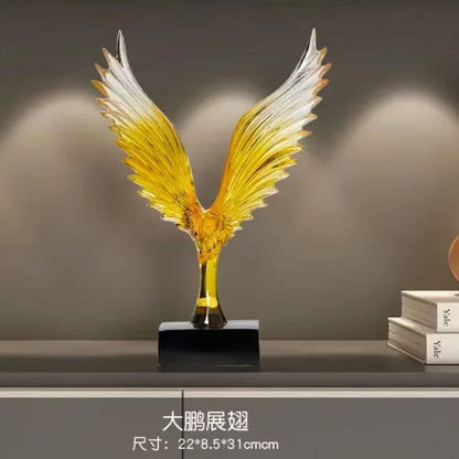 Creative Decor Eagle Sculptures in Three Colors.