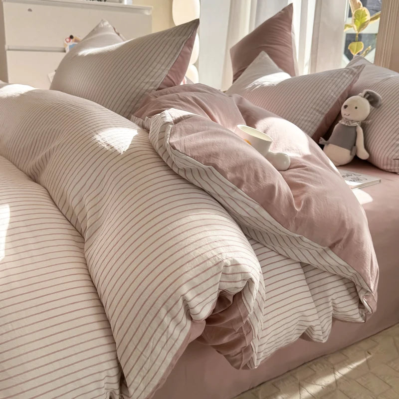 Soft Washed Cotton Bedding Set