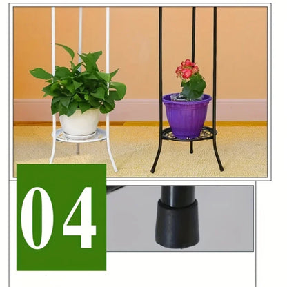 2-Tiered Tall Plant Stand