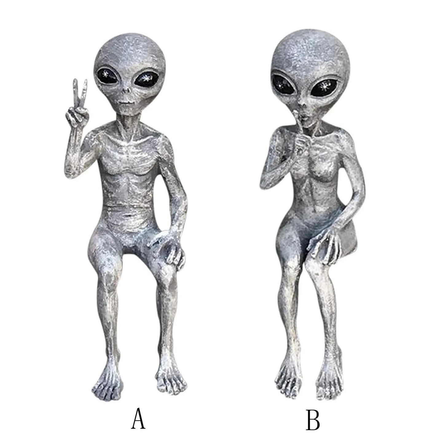 Outdoor Space Alien Statues