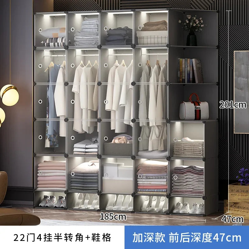 Space Saving Modular Closet Small Shelves
