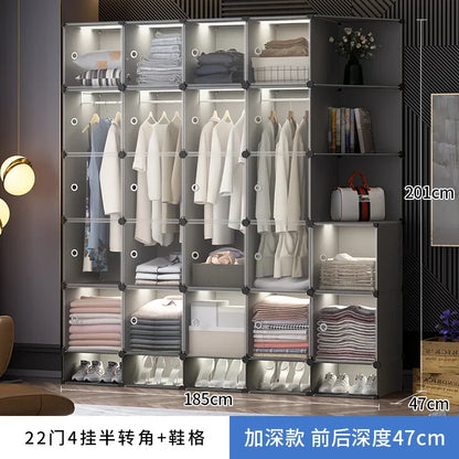 Space Saving Modular Closet Small Shelves