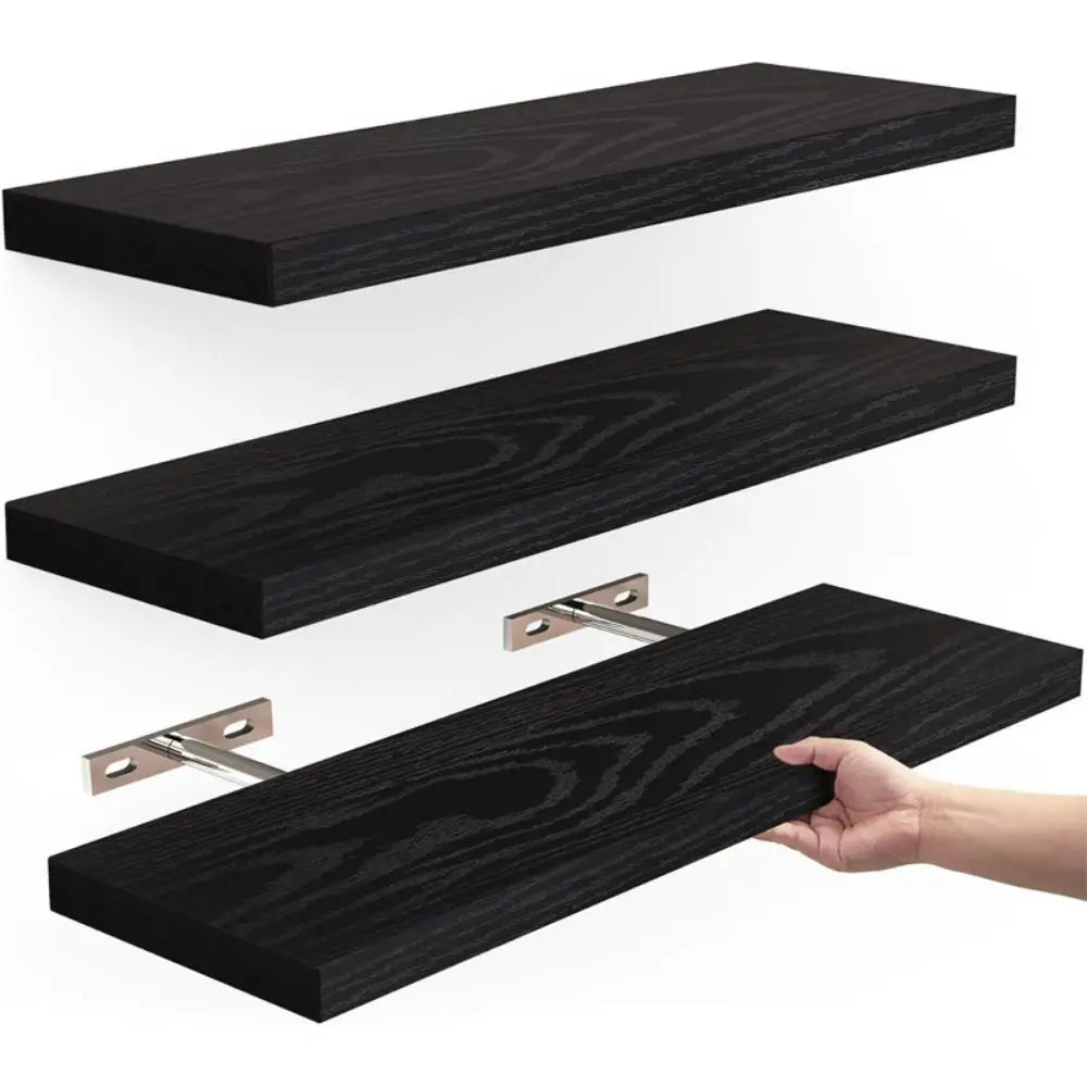 Wooden Hanging Storage Shelves
