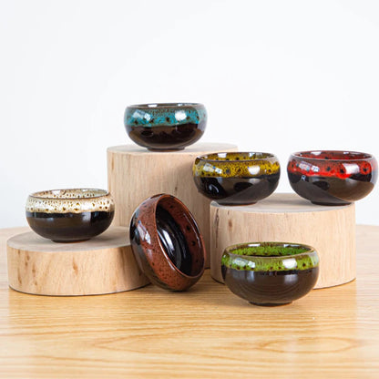 6pc Ceramic Flower Pots