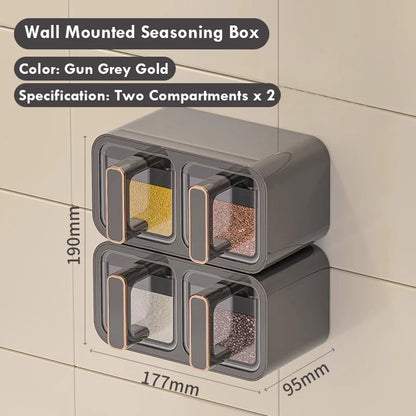 Kitchen Seasoning Storage Rack Combination Set