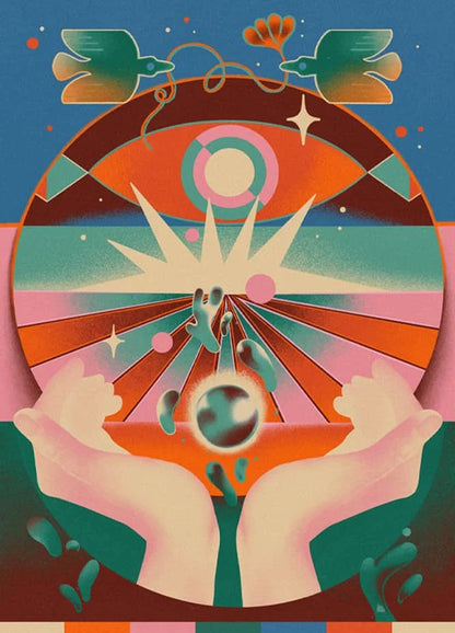 Abstract Futurism Wall Art