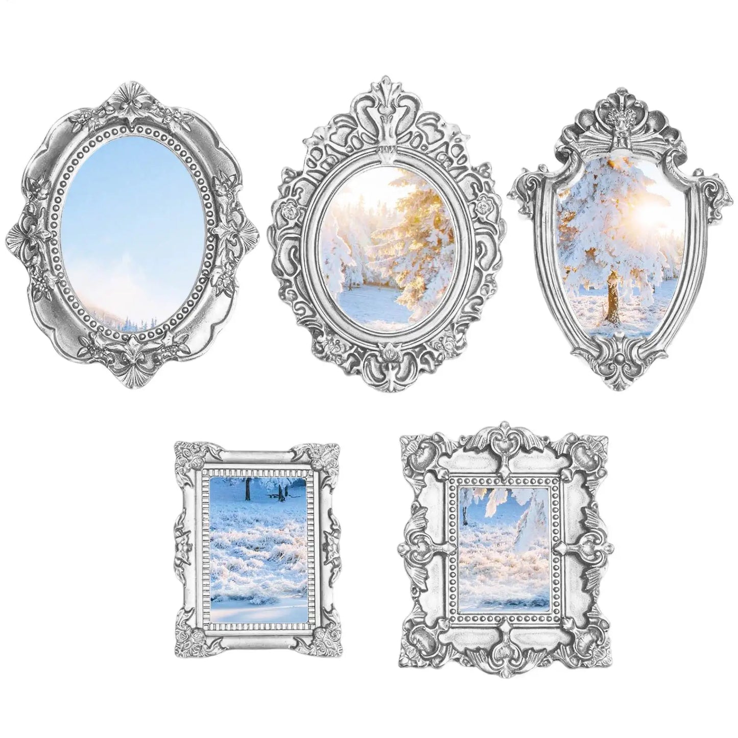 Mini Picture Frames 5-Piece Set