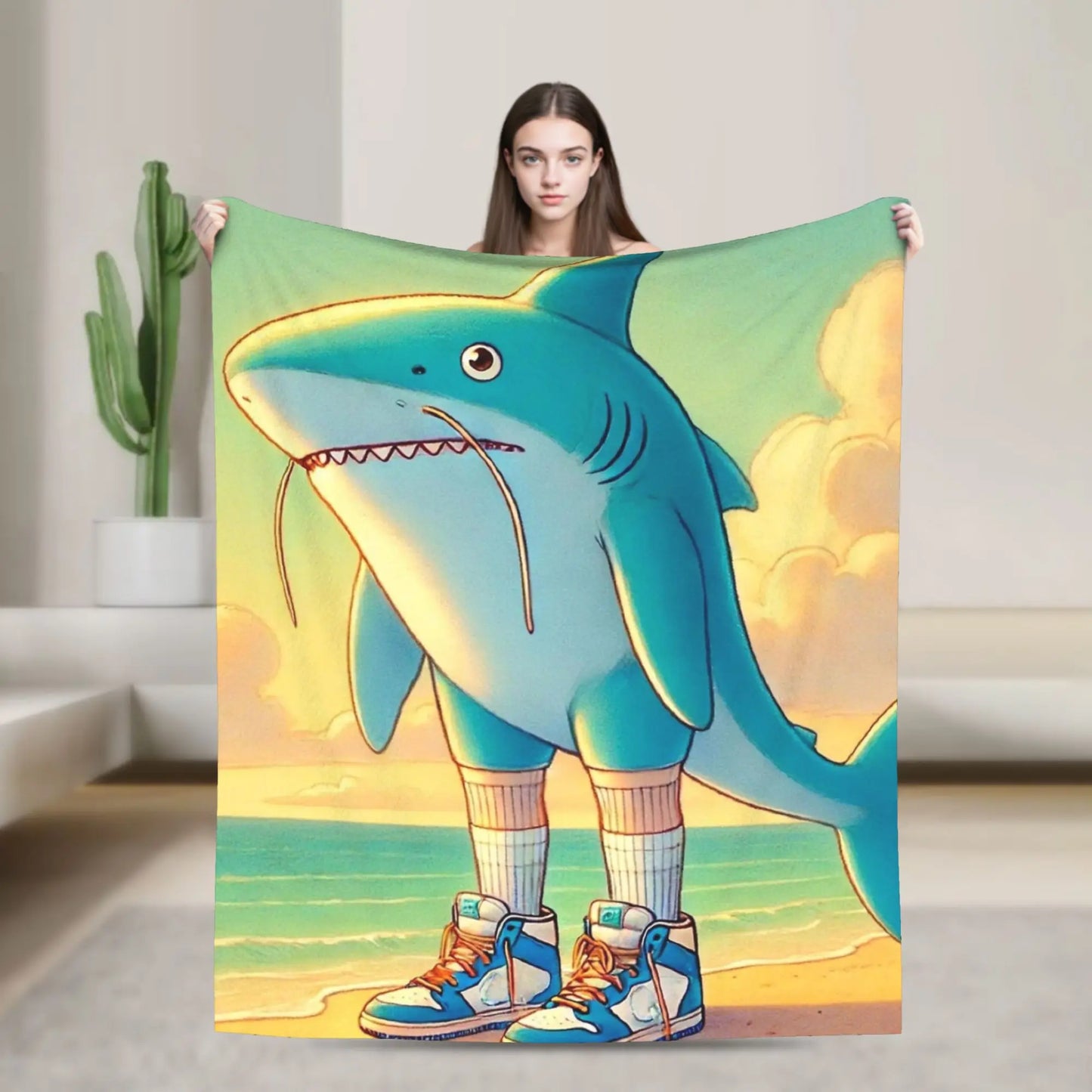 Italian Brainrot Meme Funny Blankets